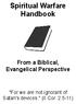 Spiritual Warfare Handbook From a Biblical, Evangelical Perspective