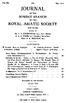 JOURNAL OF THE BOMBAY BRANCH OF TIIE. > ROY AL ASIA TIC SOCIETY (NEW SERIES) l:ll>itbd BY CONTENTS. ..\UDgior'a Report on Bombay.