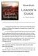 Leader s Guide. Book Study. By Joanna Weaver