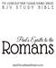 The Looseleaf, Wide-Margin KJV Study Bible: Paul s Epistle to the Romans