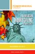 pioneer memorial church An American Thanksgiving One Mayflower November 30, :00 & 11:45 AM // Page 11