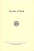 Freedom of Mind. The Lindley Lectu1 e~ University of Kansas~ MaTch 18~ 1965 by St uart HamjJshi r e~ Professor of PhilosojJhy P-rinceton Unive-rsity