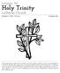 Holy Trinity. Liturgy At. Lutheran Church