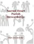 Sacred Heart Parish Stewardship: