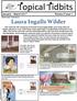 Topical Tidbits. Laura Ingalls Wilder. January March 2017 Volume 6 Issue 1