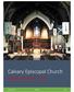 Calvary Episcopal Church. Strategic Plan FINAL. Calvary Vestry 11/22/17 Final
