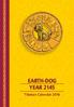 EARTH-DOG YEAR 2145 Tibetan Calendar 2018
