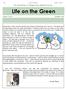 PAGE 1 LIFE ON THE GREEN VOLUME 7, ISSUE 12. Life on the Green. Volume 7, Issue 12 December 1, 2015