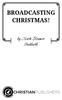 BROADCASTING CHRISTMAS! by Marti Kramer Suddarth