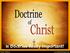 Is Doctrine Really Important?