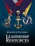 KNIGHTS OF COLUMBUS LEADERSHIP RESOURCES. Practical Information for Grand Knights, District Deputies and Financial Secretaries