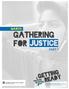 MARCH: gathering for JUSTICE PART 1. getting ready. A Youth Ministry Curriculum ramping up for the 2018 ELCA Youth Gathering