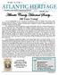 Volume 11,Issue 1. SPRING 2013 Atlantic County Historical Society. Newsletter of the Atlantic County Historical Society