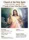 Church of the Holy Spirit (516) April 8 th, nd Sunday of Easter, Divine Mercy Sunday