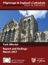 Pilgrimage & England s Cathedrals past & present