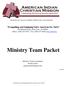 Ministry Team Packet