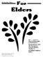 Elders. For. So... you re a General Assembly Commissioner Pastoral Care and the Sanctuary, Session Starter Number 3 For Elders Subject Index