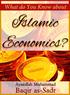 What do You Know about Islamic Economics?