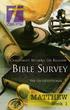 CHRISTIANITY WITHOUT THE RELIGION BIBLE SURVEY. The Un-devotional MATTHEW. Week 1