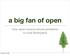 a big fan of open how open source solves problems in rural libraryland