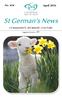 No April St German s News COMMUNITY, WORSHIP, CULTURE. Suggested Donation 1