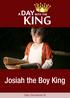 Josiah the Boy King. Daily Devotional 52