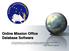 Online Mission Office Database Software