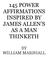 145 POWER AFFIRMATIONS INSPIRED BY JAMES ALLEN S AS A MAN THINKETH BY WILLIAM MARSHALL