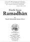 Profit from. Ramadhān. by Shaykh Muhammad Saleem Dhorat. published by m