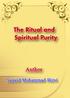 The Ritual and Spiritual Purity. Author : Sayyid Muhammad Rizvi