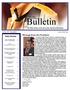 Bulletin The Ohio Society of the Sons of the American Revolution
