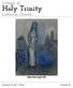 Liturgy at. Holy Trinity. Lutheran Church Liturgy at. Holy Trinity. In the Loop. Esther, Marc Chagall, September 30, :30am Lectionary 26