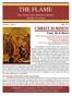 THE FLAME. Holy Trinity Greek Orthodox Cathedral Monthly Newsletter. Volume 3, Issue 5 May 2013