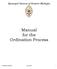 Episcopal Diocese of Eastern Michigan. Manual for the Ordination Process. Ordination Manual June 2015 i