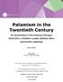 Palamism in the Twentieth Century
