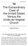 14 The Extraordinary Case of the United States Versus the União do Vegetal Church