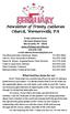Newsletter of Trinity Lutheran Church, Wernersville, PA