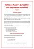 Notes on Azazel s Culpability and Separation from God By Craig M White Version 2.4
