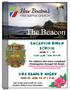 The Beacon. See inside (and insert) for more Vacation Bible School Information