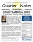 The Fellowship of United Methodists in Music & Worship Arts. Quarter Notes. Florida Chapter. REGISTRATION is OPEN