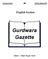 Gurdwara Gazette 194. English Section. Editor : Diljit Singh 'Bedi'