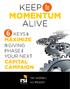 So, if you re wondering how to avoid some of these pitfalls in your next capital campaign, here are six keys to keep the momentum alive.