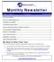 Monthly Newsletter. Volume 1, Issue 10 Full Version December 2008 WE WANT TO HEAR FROM YOU!...1 QUESTIONS & ANSWERS...2 CFI TRANSNATIONAL NEWS...