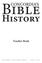 Bible. History CONCORDIA S. Teacher Book