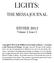 LIGHTS: THE MESSA JOURNAL. WINTER 2013 Volume 2, Issue 2
