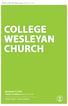 COLLEGE WESLEYAN CHURCH