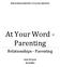 At Your Word - Parenting