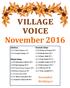 village voice November 2016 November Birthdays!
