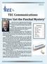 TEC Communications. TECites Get the Paschal Mystery