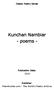 Kunchan Nambiar - poems -